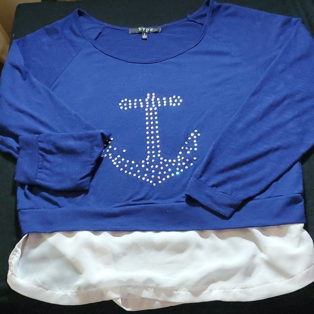 Bling Anchor Top